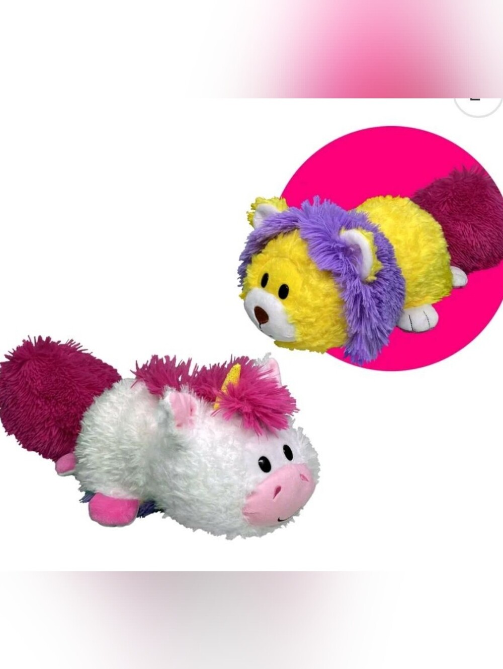 FlipaZoo Magic Tails 2-N-1 Reversible Plush